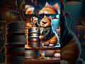 cat drinks and drives and is punished,but you never guess the end!#cat #cute #funny #catshorts