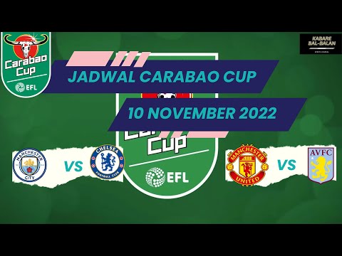Jadwal Carabao cup, Kamis 10 November 2020