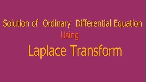 Solution of ODE-Laplace Transform|GYMAT101 Group B&C|S1 module3 |MAT102  S2 Module 4| Part12
