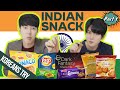 Ultimate indian snack haul  korean reaction  part 1