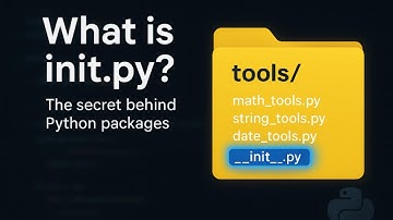 init.py EXPLAINED!  Why Every Python Folder Needs It || Coding Hives