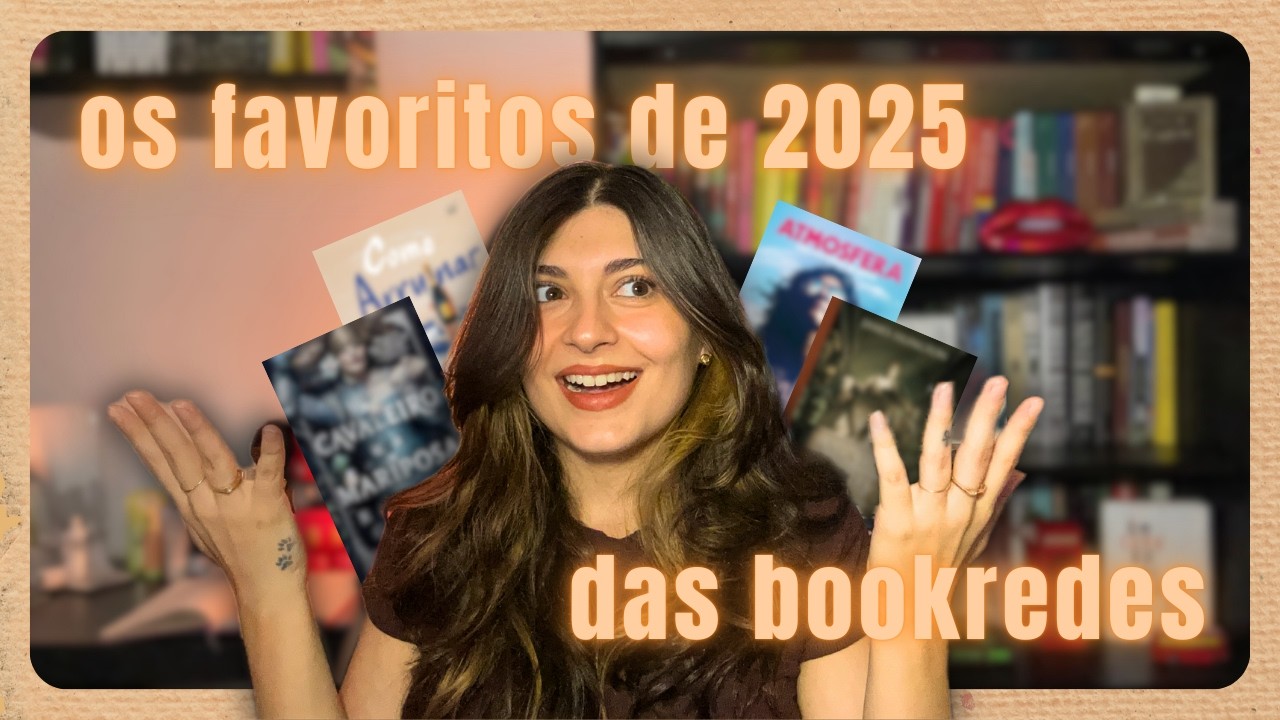 os MELHORES livros de 2025 de acordo com as BOOKREDES