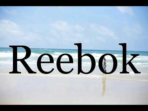 reebok pronunciation