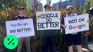 Google Workers Protest Outside Alphabet Shareholder Meeting