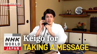 Keigo for taking a message: ご用件を承ります [Keigo Dojo] - Easy Japanese for Work screenshot 2