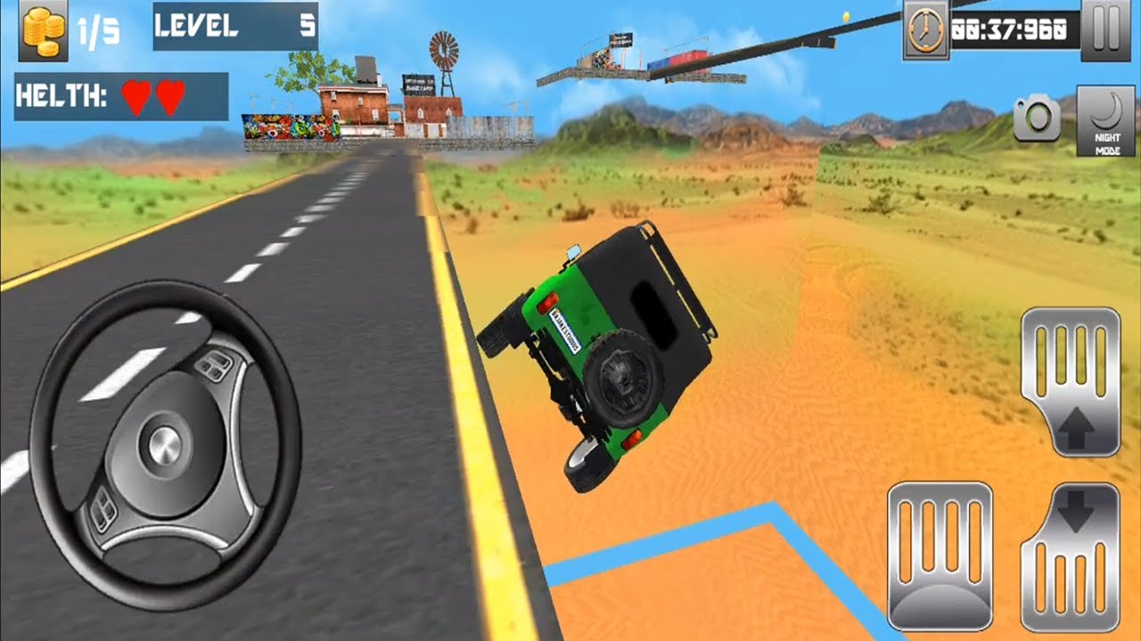 Extreme Jeep Stunts | Extreme Jeep Stunts -Mega Ramp-Free Car Games 2021 | Android Gameplay