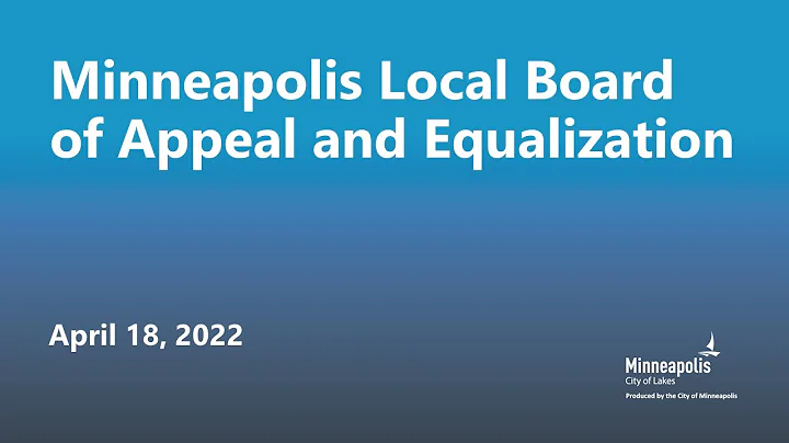 April 18, 2022 Local Board of Appeal and Equalizat...