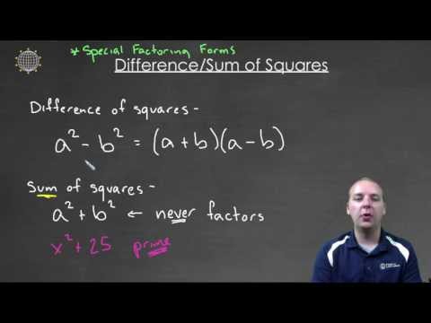 Factoring  Difference