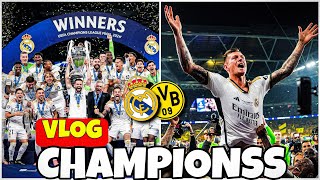 REAL MADRID ARE 15 TIMES CHAMPIONS LEAGUE WINNERS VLOG | Real Madrid 2-0 Dortmund UCL FINAL.