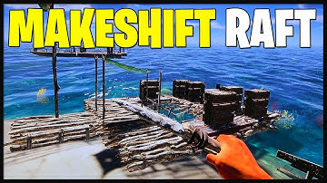 Exploring DEEPER with Our MAKESHIFT Raft! (Stranded Deep Multiplayer EP3)
