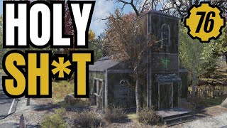 Abandoned & Overgrown Church | Fallout 76 Camp Build Tutorial