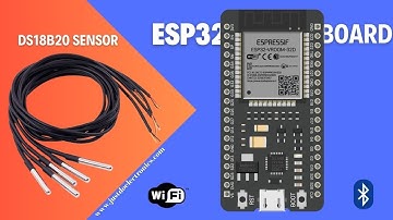 ESP32 Tutorial 5 - Using DS18B20 Digital Temperature Sensor | Step-by-Step Guide