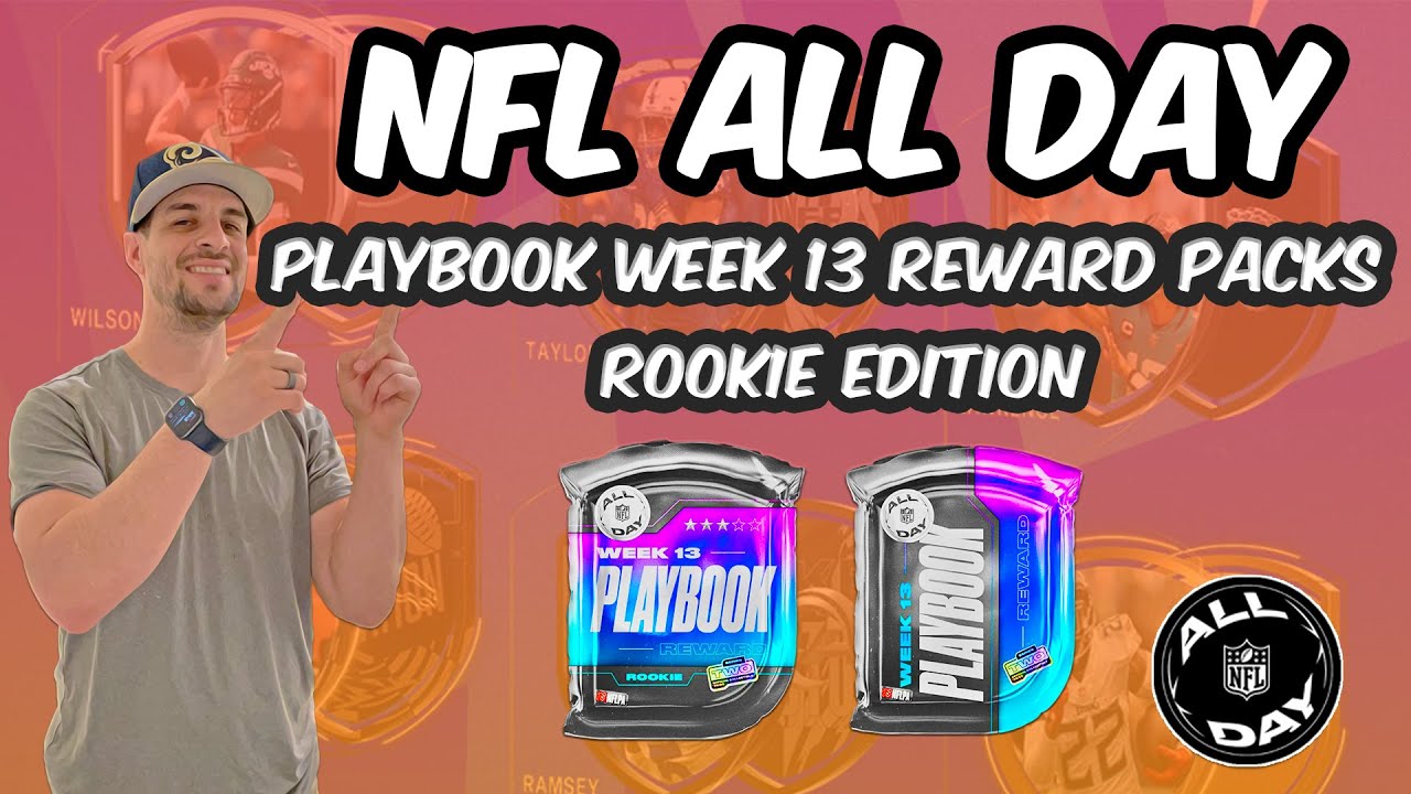 NFL ALL DAY - Week 13 Playbook Reward NFT Pack Reveals!