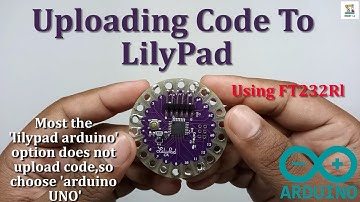 How to upload codes to Lilypad Arduino with FTDI(sinhala)