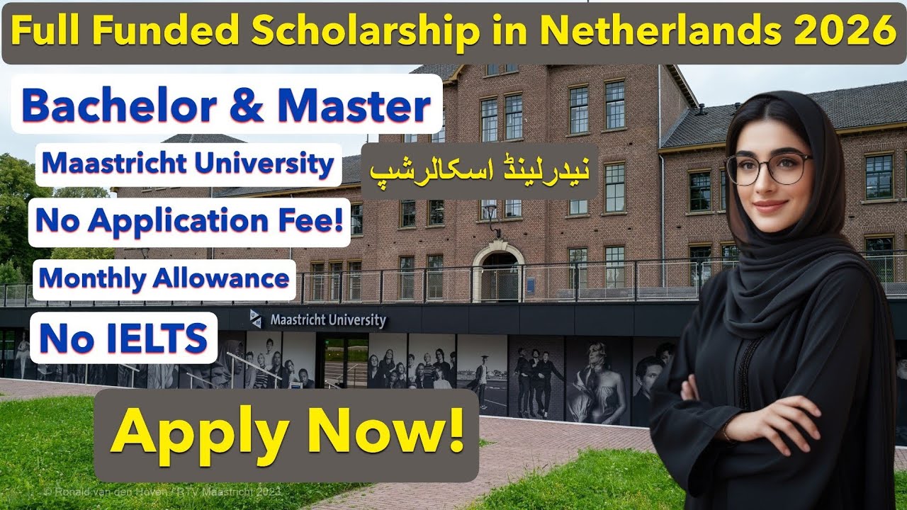 Fully Funded Scholarship in Netherlands | Study in Europe for Free ...