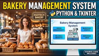 Bakery Management System in Python Tkinter | Full Project Demo
