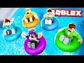 DISASTER AT THE WATER PARK! The Most Dangerous Slide Ever!! (Roblox Waterpark)