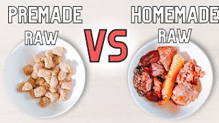 Premade Raw Vs. Homemade Raw Pet Food  Which Is better?