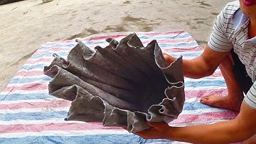 Ý Tưởng Làm Chậu Hoa Tuyệt Đẹp Từ Vải và Xi Măng Ít Người Biết Cách Làm Này | Creation VDA