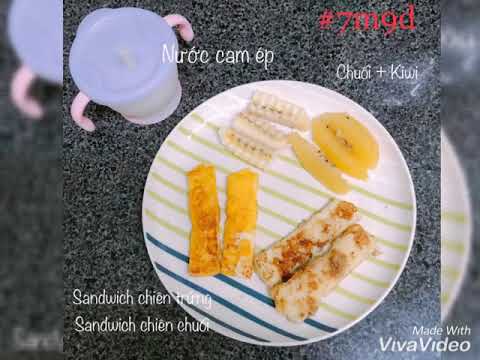 Video Thực đơn ăn dặm BLW 7-9 Tháng - youtube