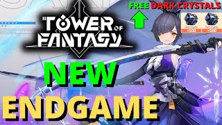 Tower Of Fantasy New Endgame Free Dark Crystals Vera 2.0 Level 70 Raids Legendary Gold SSR Gear