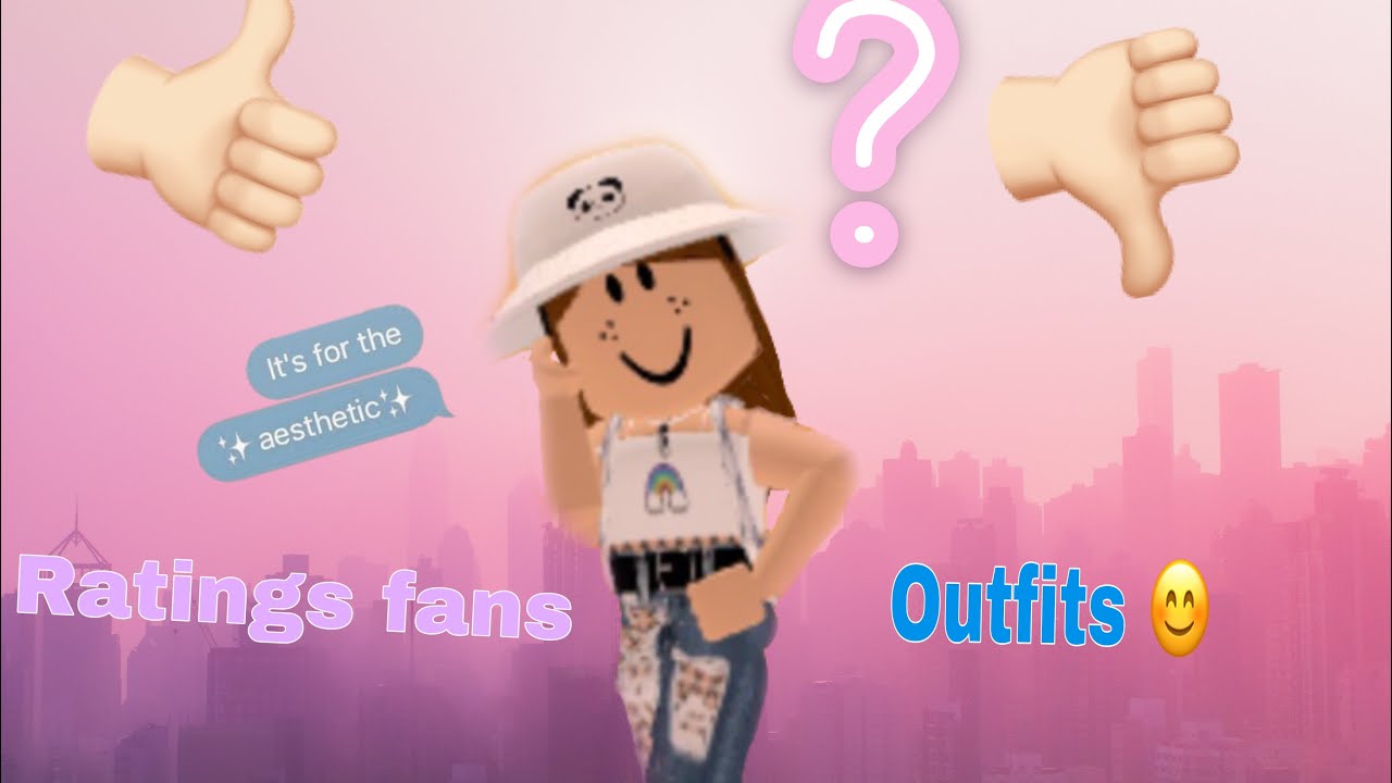 Rating fans outfits| Roblox - YouTube