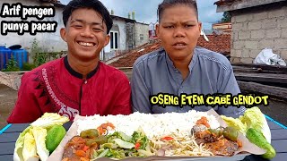 Download Lagu PENGEN PUNYA PACAR || MUKBANG OSENG ETEM CABE GENDOT+OSENG TOGE+OSENG SAWI PUTIH+LALAPAN MP3