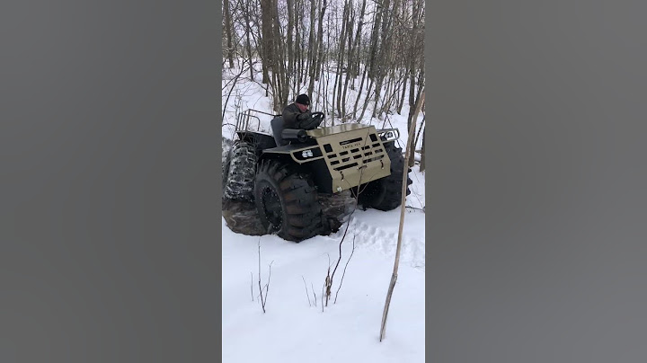 Вездеход - Каракат Тайга 4x4 | Снежная канава