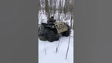 Вездеход - Каракат Тайга 4x4 | Снежная канава