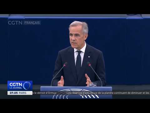 Mark Carney hails opportunity to become first associate member before the European Parliament