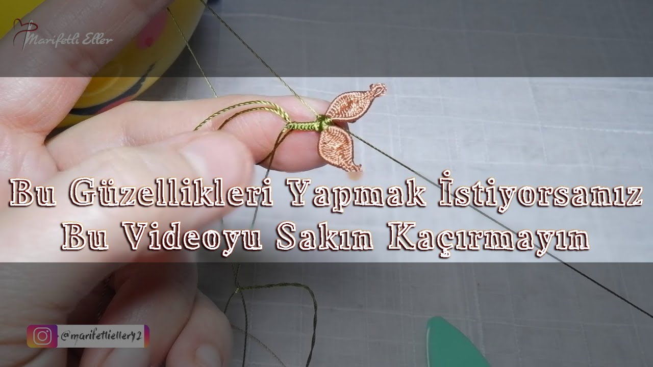 Dolgulu Mekiğe İstediğiniz Şekli Vermeyi Öğrenmek İçin Bu Videoyu Sakın Kaçırmayın | Mekik Oyası