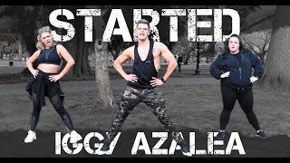 Started - Iggy Azalea | Caleb Marshall | Dance Workout Resimi