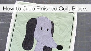 How to Trim Your Finished Quilt Blocks