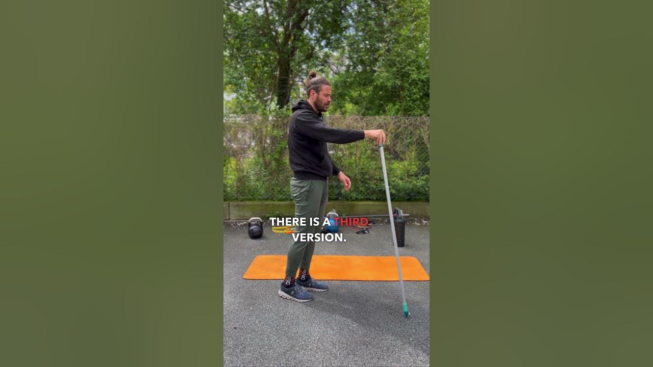 Mobility Exercises with a Broomstick Part 3 YouTube