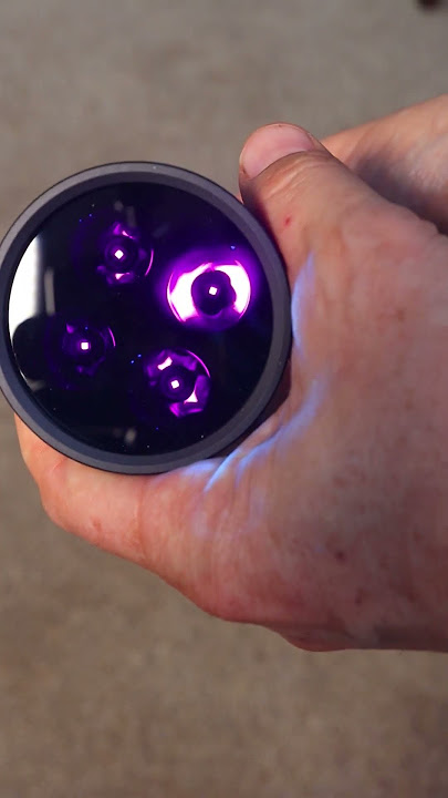Blacklight Flashlight with CRAZY High Power!