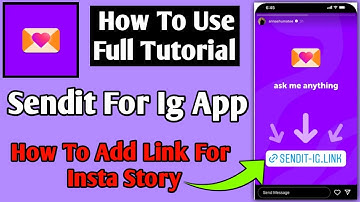 Sendit For Ig App Kaise Use Kare || How To Use Sendit For Ig App || Sendit Link Instagram Story