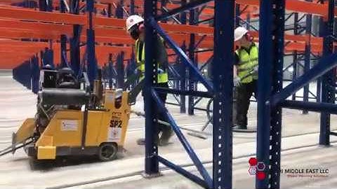 CoGri Middle East  -  Wire Guidance Installation For Very Narrow Aisle Trucks (VNA) or AGV Systems