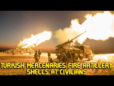 Turkish mercenaries fire