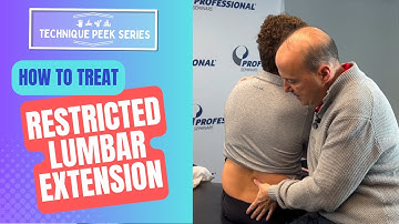 How to Assess and Treat Restricted Segmental Lumbar Extension  |  Technique Peek Series