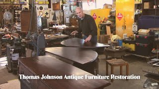 Finishing an early 18th c. Dropleaf Dining Table  Thomas Johnson Antique Furniture Restoration