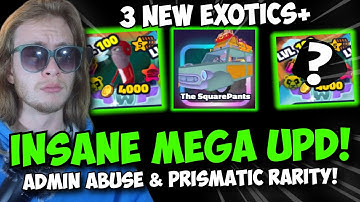 FIRST PRISMATIC UPD + ADMIN ABUSE & GIVEAWAYS!! Spongebob TD
