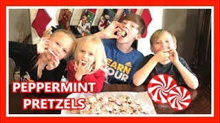 Peppermint Pretzels!!! Super Easy DIY!!! Vlogmas 2017 by The Bolt Life Crafts 117 views 6 years ago 3 minutes, 13 seconds