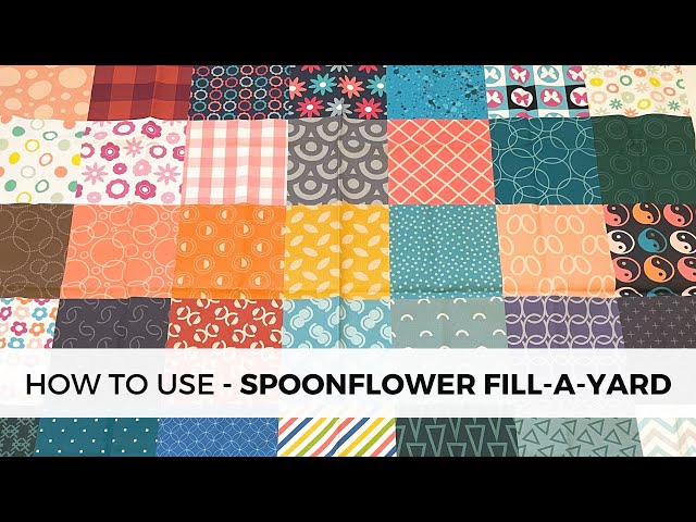 Spoonflower Fill a Yard - Selling Your Pattern Designs with Spoonflower 