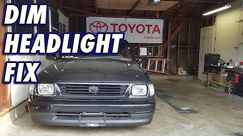 Fixing my Dim Headlight