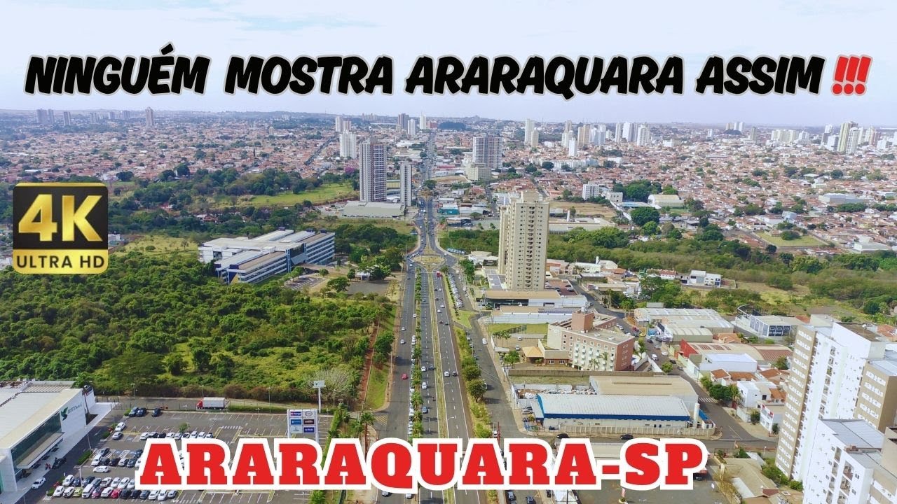 ARARAQUARA-SP INÉDITA NUNCA VISTA ASSIM !!!!