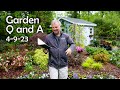 Great Gardening Questions Answered - Being Patient, Leach Field, Underplanting, Acanthus, Biltmore