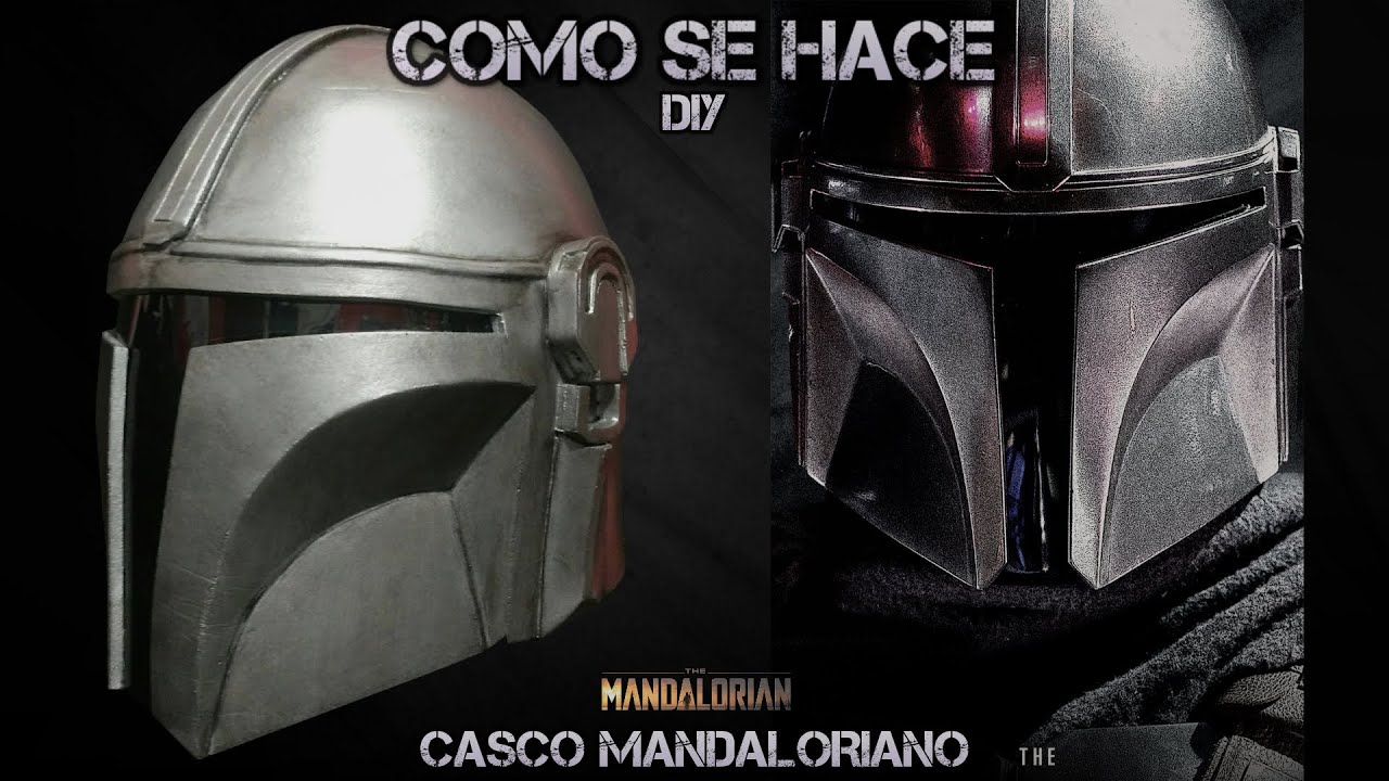 Como Se Hace: Casco Mandaloriano - The Mandalorian - Star Wars Goma Eva DIY  