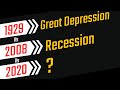 1929 vs 2008 vs 2020 Crisis Explained | Great Recession and Depression in History| (In Hindi)