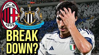 Tonali ‘BROKE DOWN IN TEARS’ over Newcastle United Transfer!