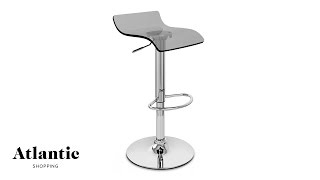 The Shimmer Bar Stool is set to supply homes with instant sophistication. Softly channelling light through its enchanting Acrylic seat, 